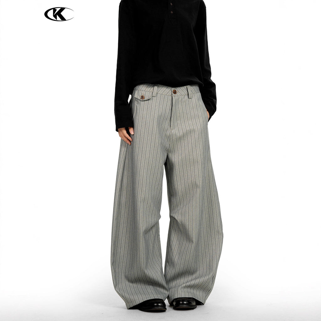 11KN Striped Retro Loose Pants