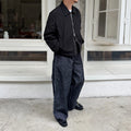 Anniehall Metal Nylon Zip Jacket Cotton