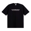 Loopsoon Letter Print Loose Round Neck Tee