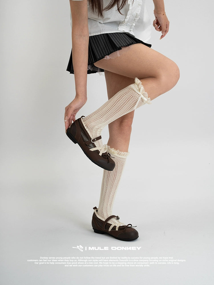 Donkey French Retro Shoes