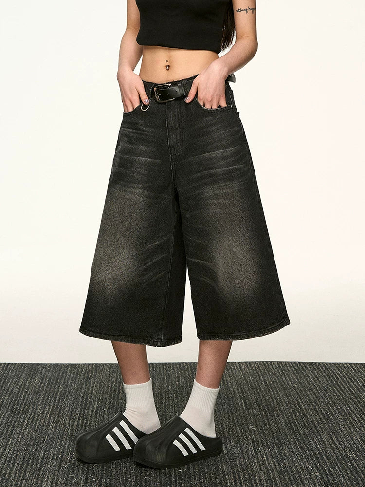 Aaisup Loose Straight Versatile Skinny Wide Leg Pants
