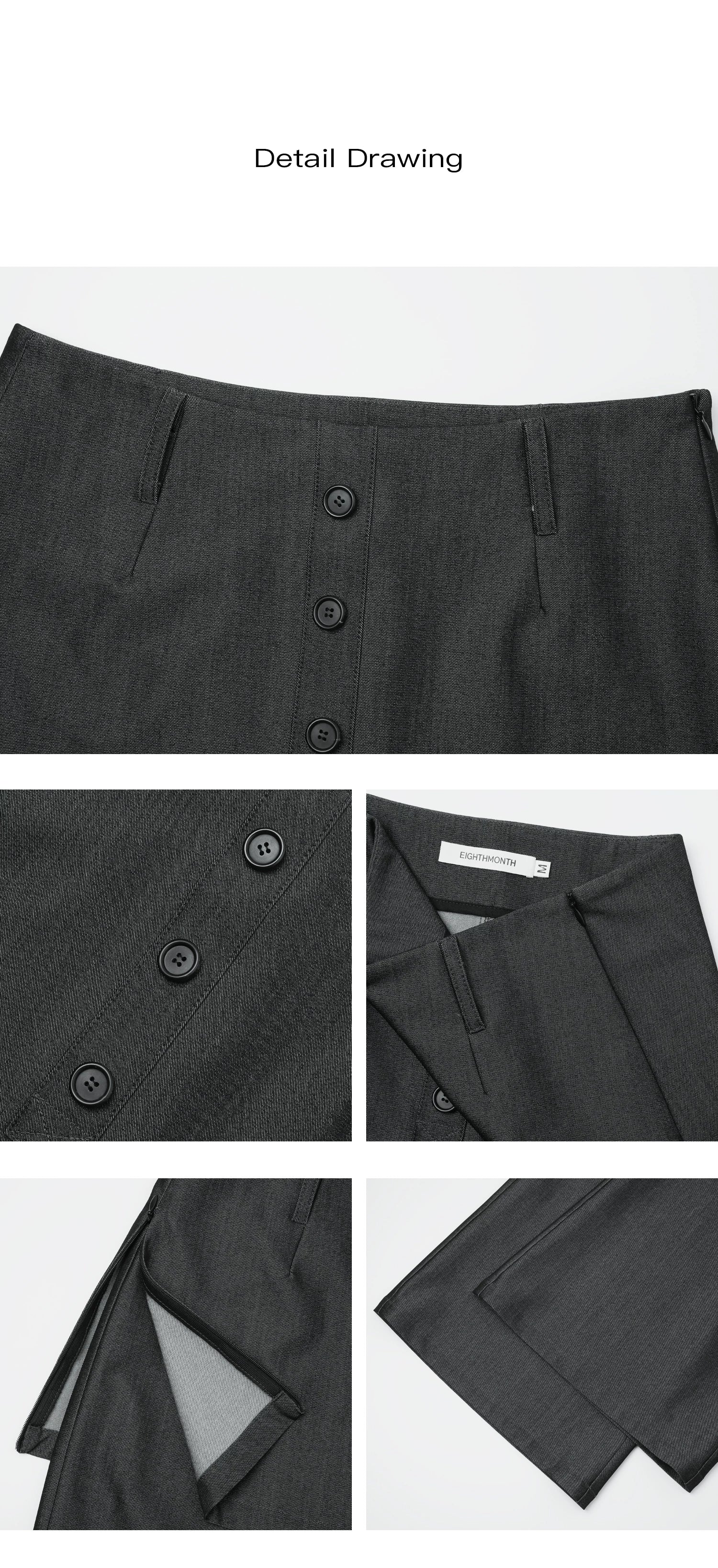 EIGHTHMONTH High-waisted Slacks