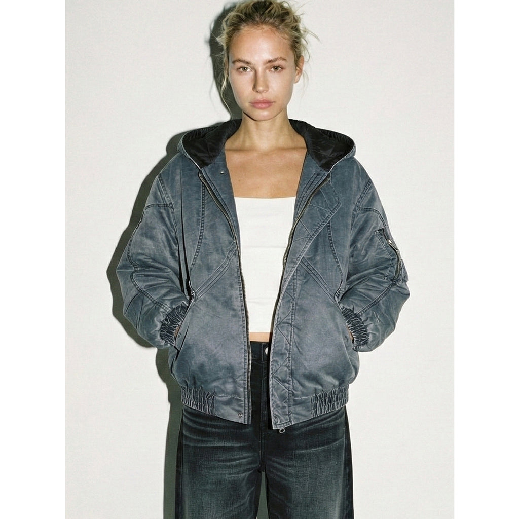 MADEEXTREME Hooded Thickened Warm Cotton Jacket