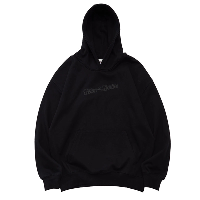 Battles Chain Embroidered Terry Hooded Sweater