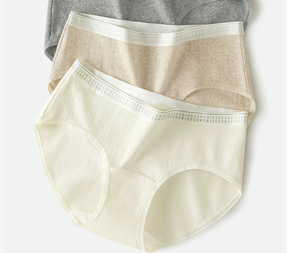 SecretWorld Mid-waist Breathable Briefs