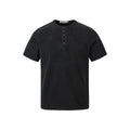 MADEEXTREME Five Buckle Henry Collar Retro Tee