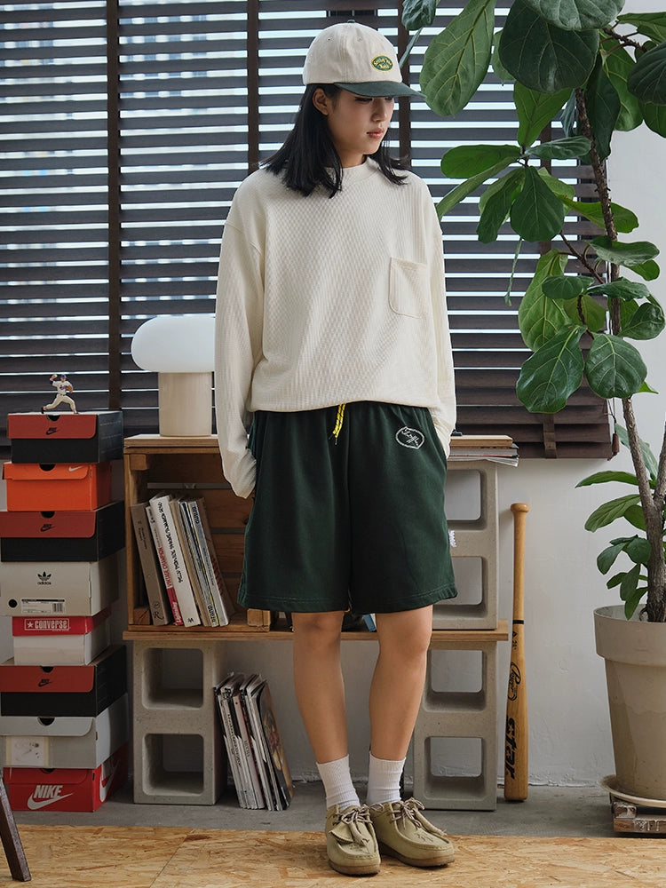 Battles Terry Sports Casual Loose Shorts