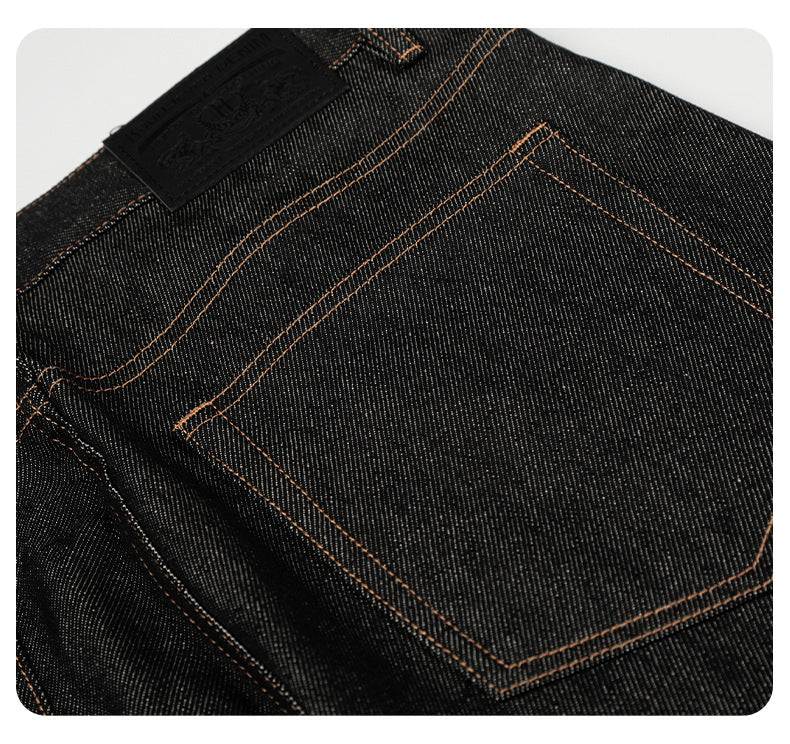 11KN black straight jeans pants