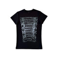 CHAI Cartoon Button Slim Elastic Tee