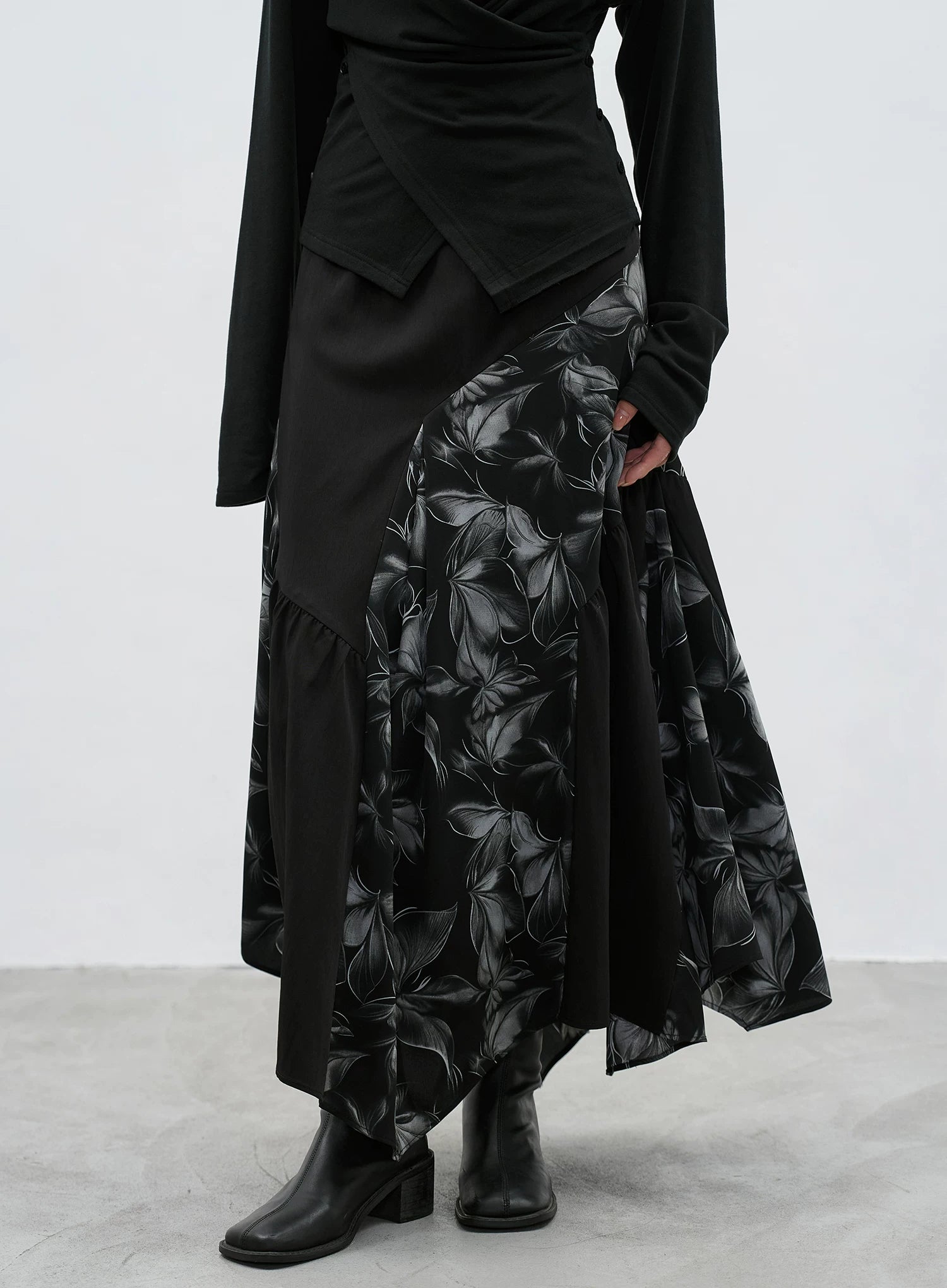 EIGHTHMONTH Mosaic Irregular Long Dress