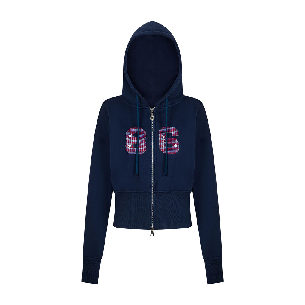 EAHO Vintage Digital Embroidery Camouflage Hooded Sweater