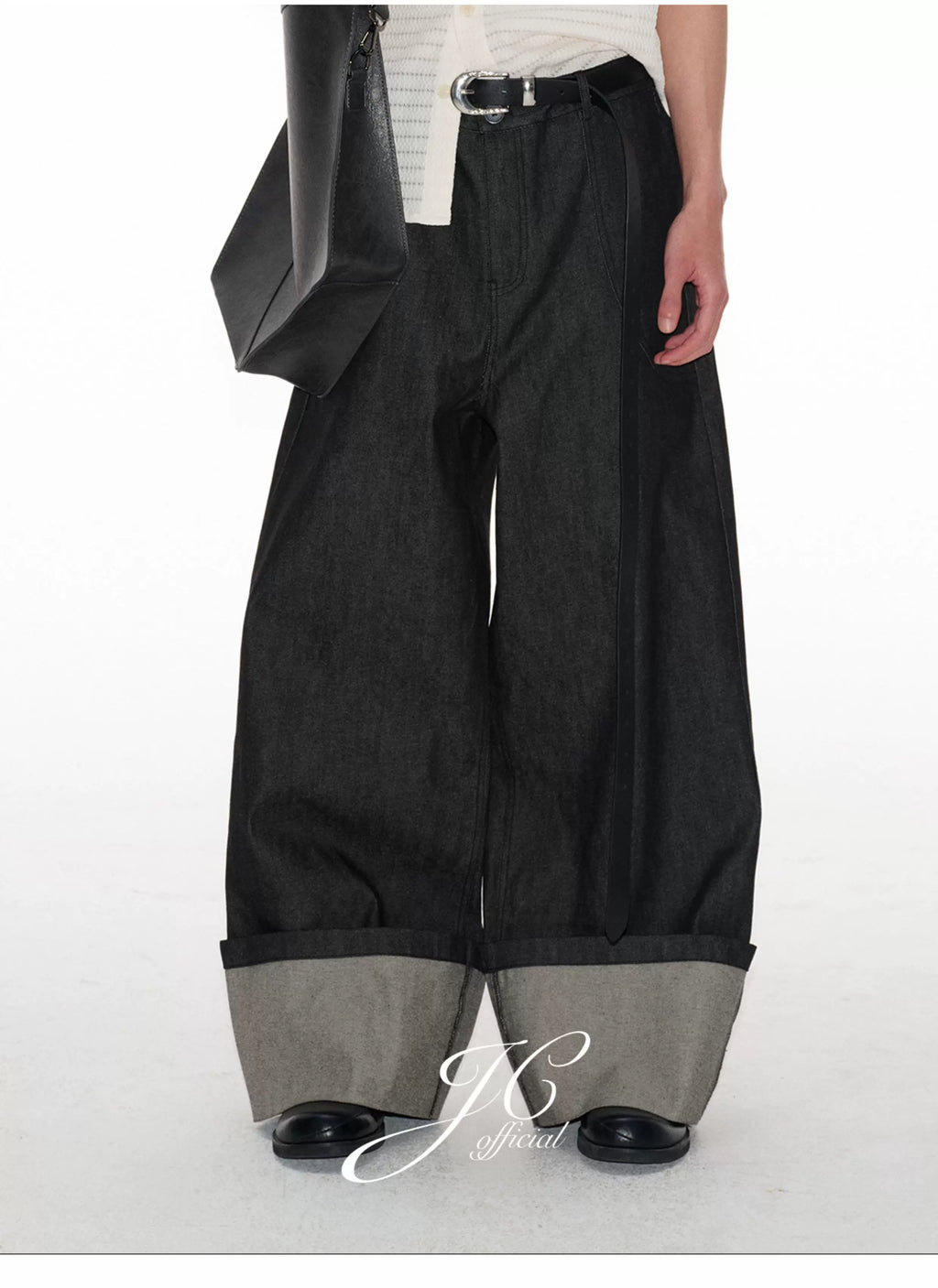 JCAESAR Retro Flanged Original Cow Jeans