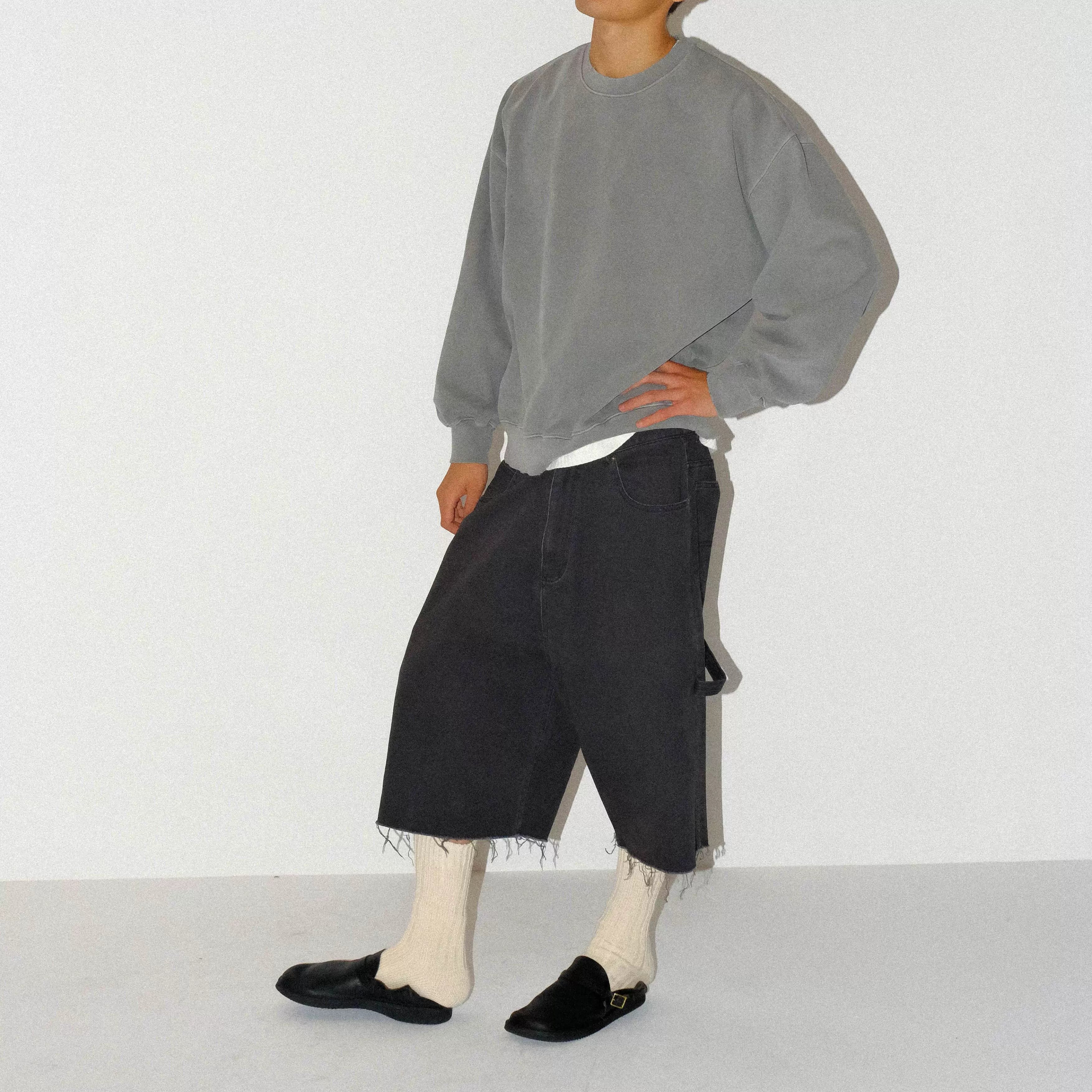 Anniehall Crew Neck Destroy Made Old Sweater