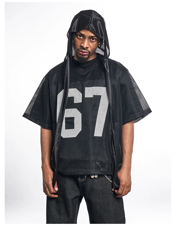 MT99 Grid Letter Print Tee