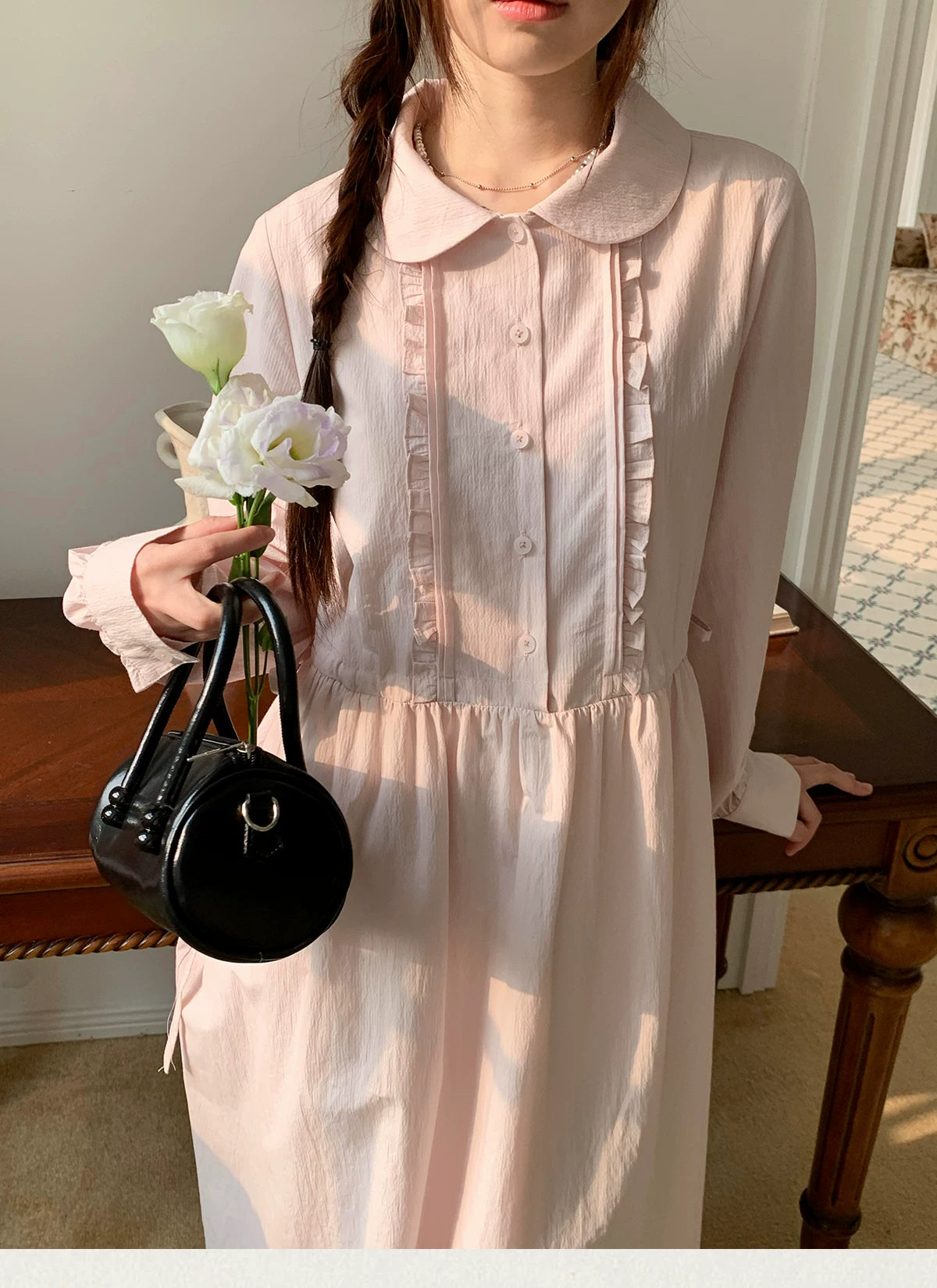 MUCHA Sweet Skinny Shirt Dress