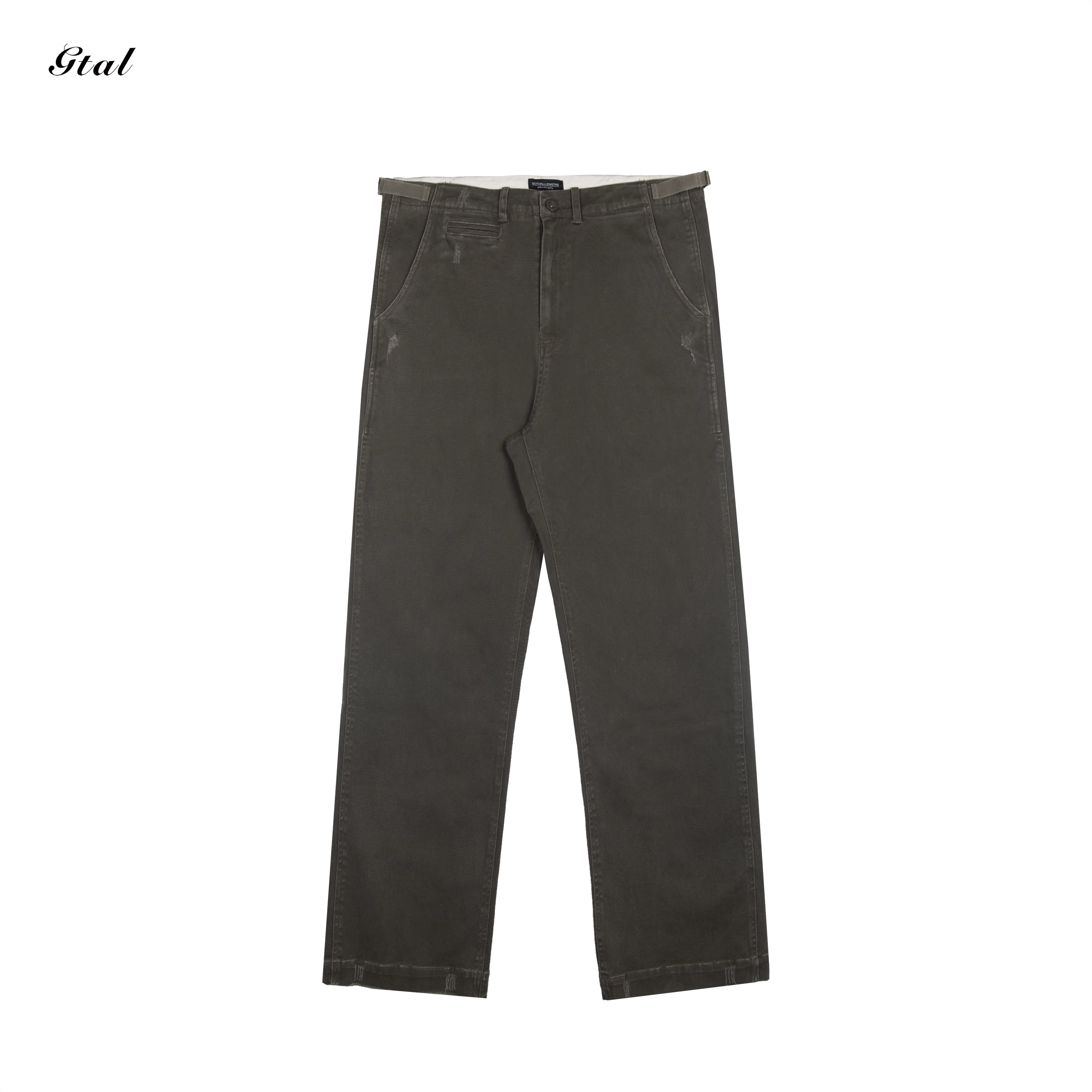 GTAL Casual Wear-resistant Straight Tube Old Jeans