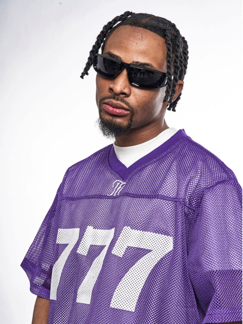 MT99 Perspective Grid Printing Tee