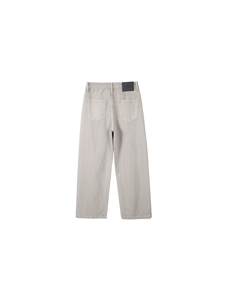 PLUS NO LOGO Loose Micro Wide Leg A-Leg Jeans