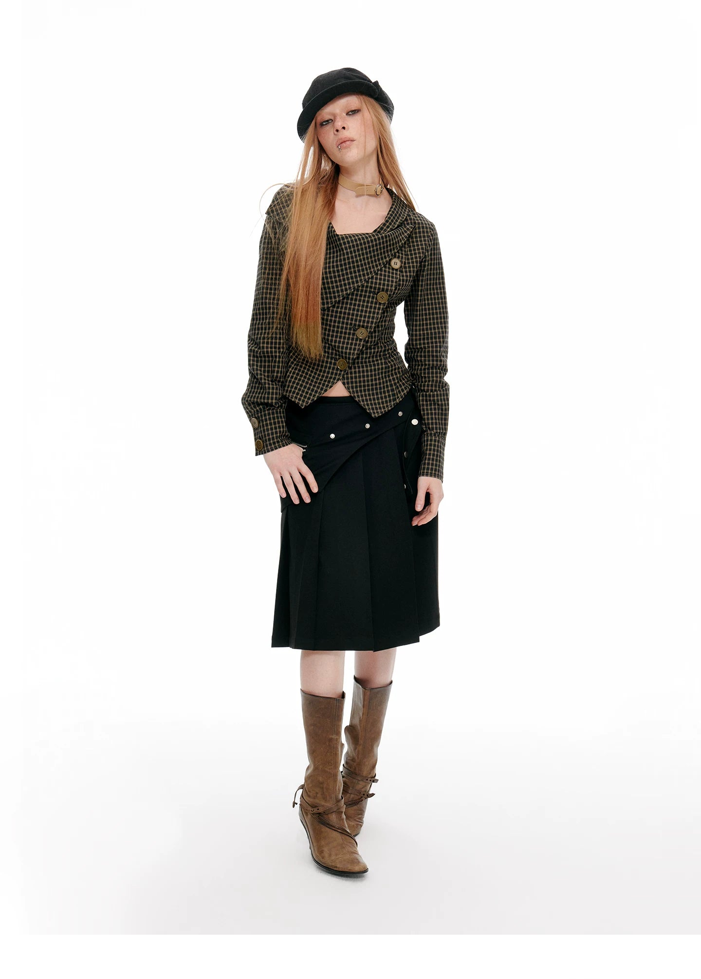 JIKOO Retro Loose Straight Culottes