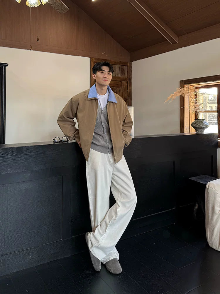 ZOZOFOREST Replacement "Old Money Plaid Splicing Jacket