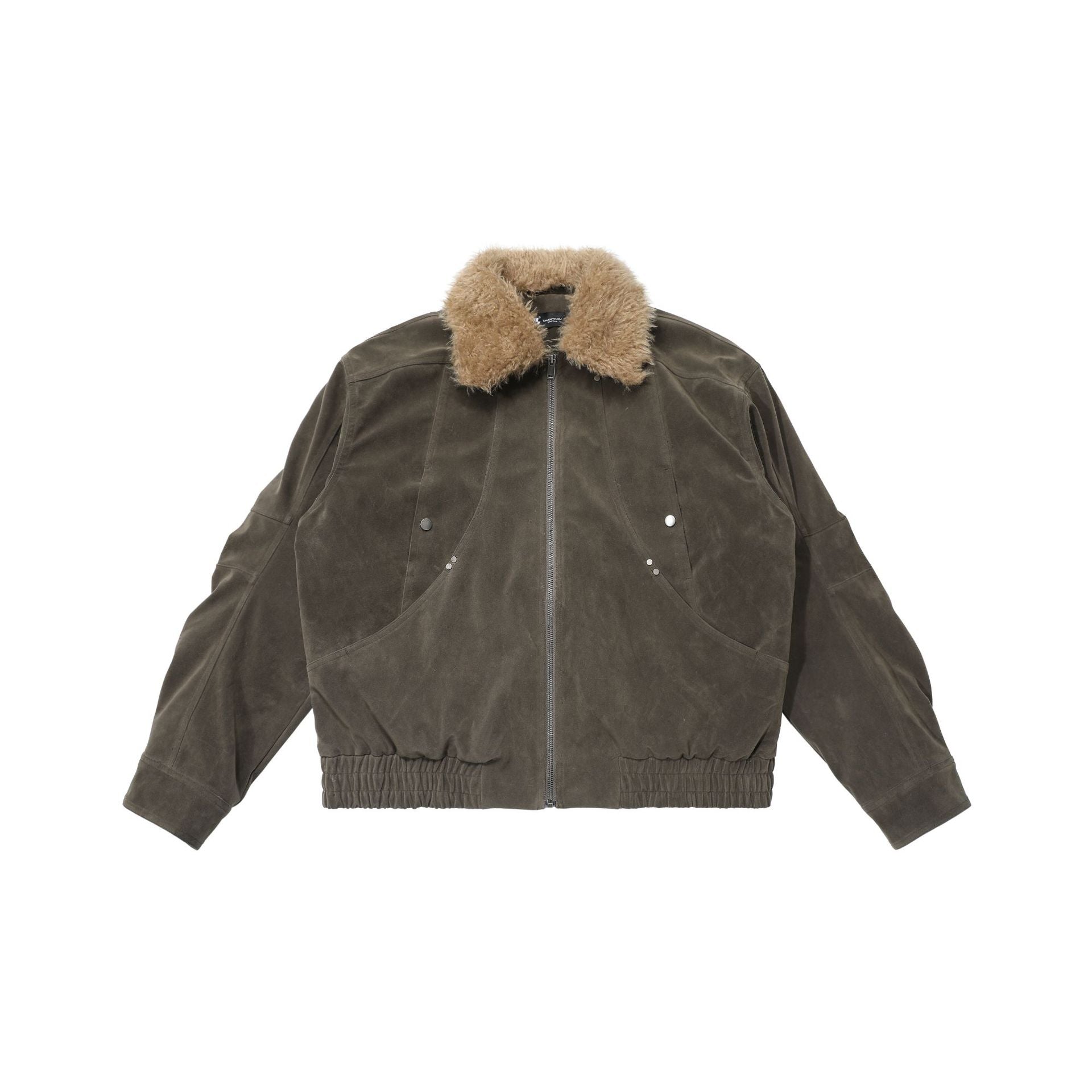 CHANYOOU Retro Fur Collar Down Jacket