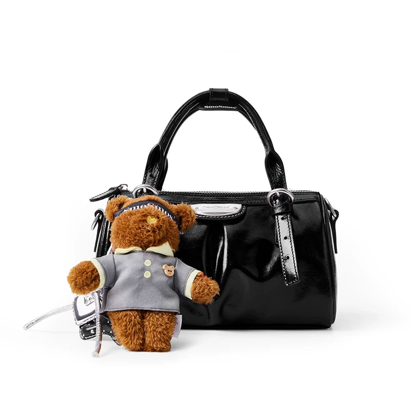 SmoSmos Punk Boston Shoulder Crossbody Bag