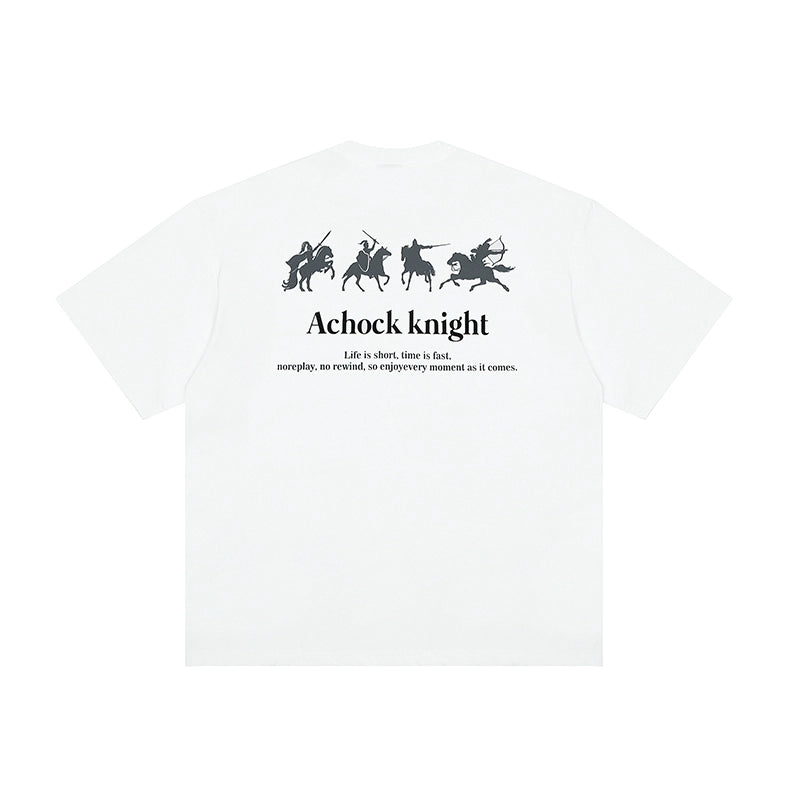 Achock Knight Print Casual Tee