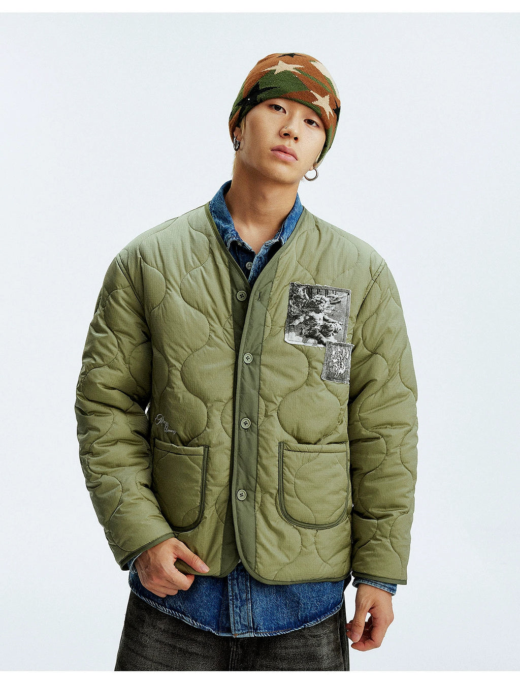 MEDM Make Old Angel Patch Jacket