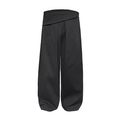 JCAESAR Waist-turned Pleated Straight-leg Slacks