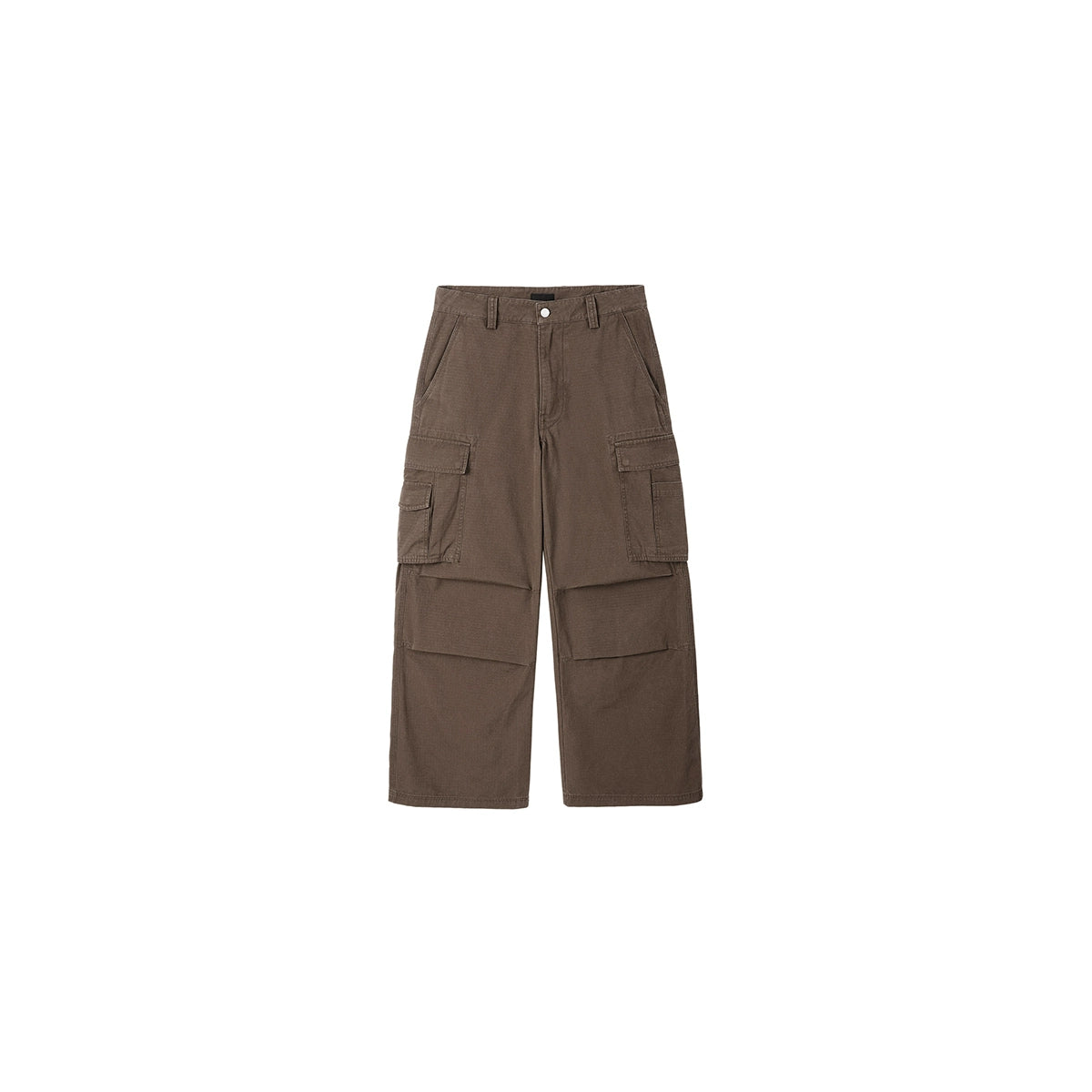 PLUS NO LOGO Washed Loose Wide-leg Cargo Pants