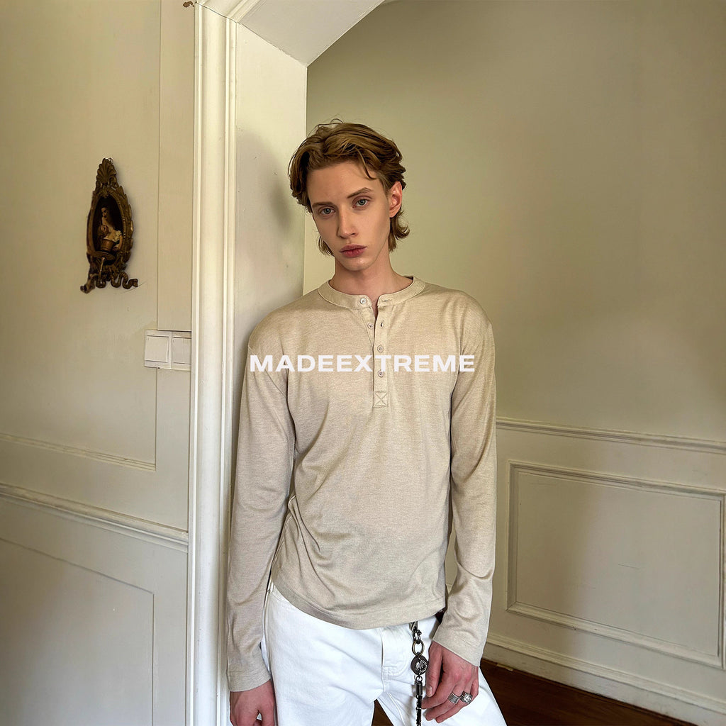 EME Henry Collar Bottom Long Sleeve