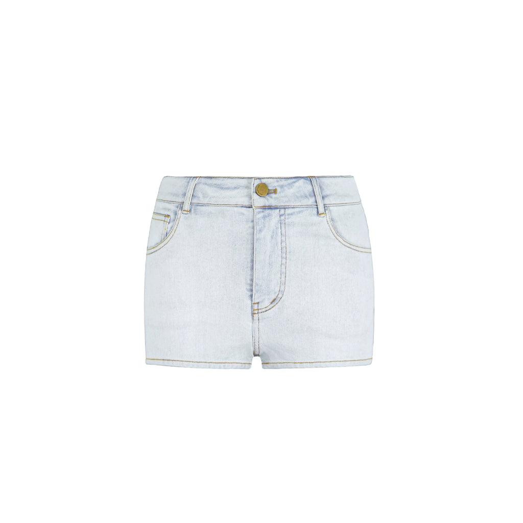 Jim Kennet Vintage Washed Stretch Denim Shorts