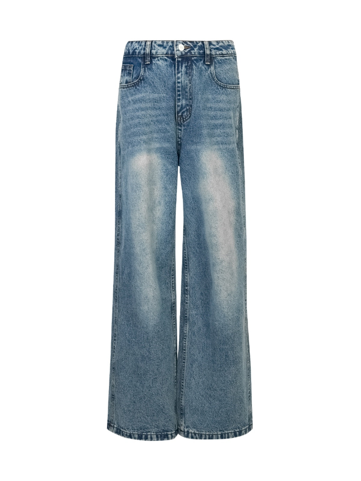 FUNKYFUN Spray Ma Liu Straight Versatile Jeans