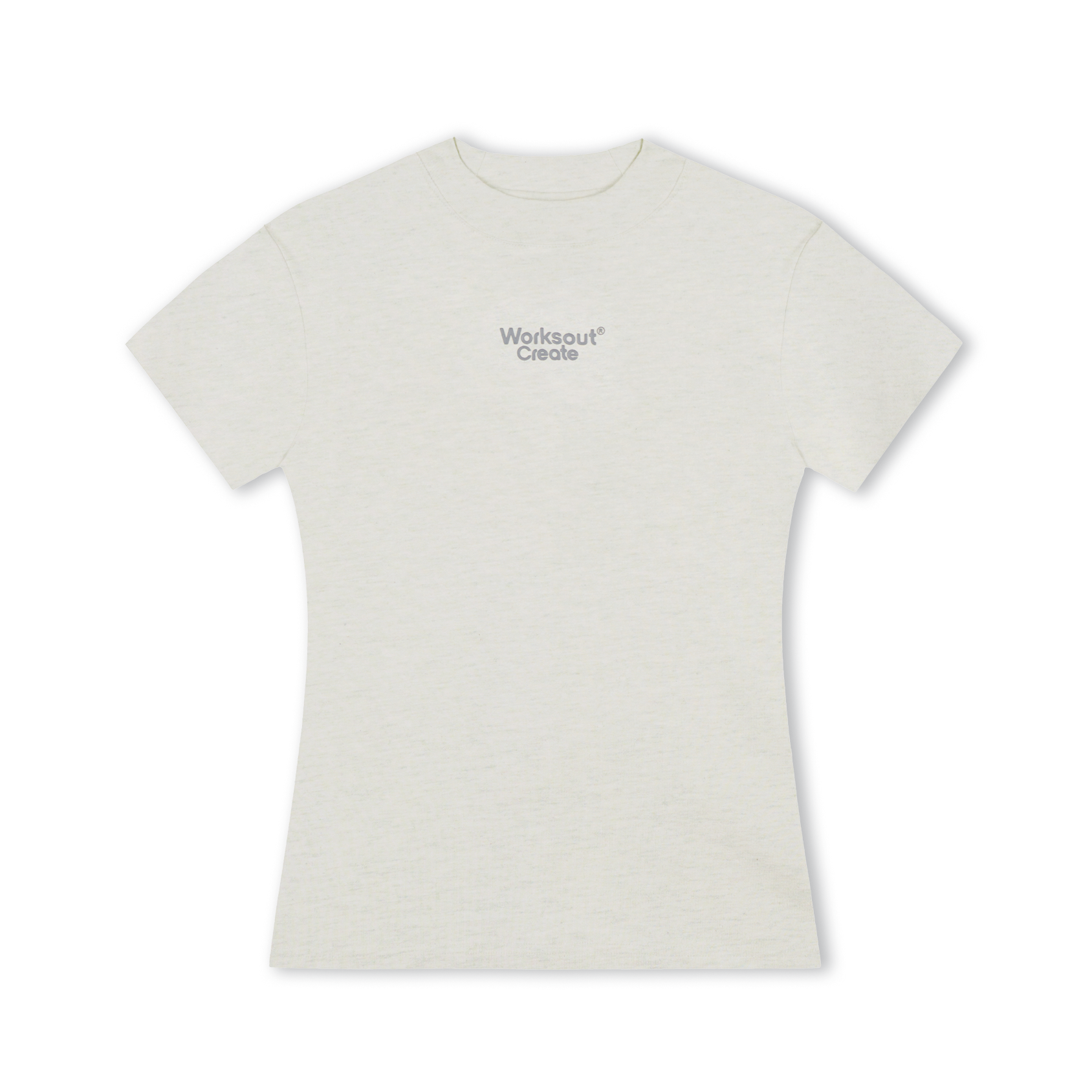 NICEBAD Flower Yarn Slogan Front Shoulder Tee