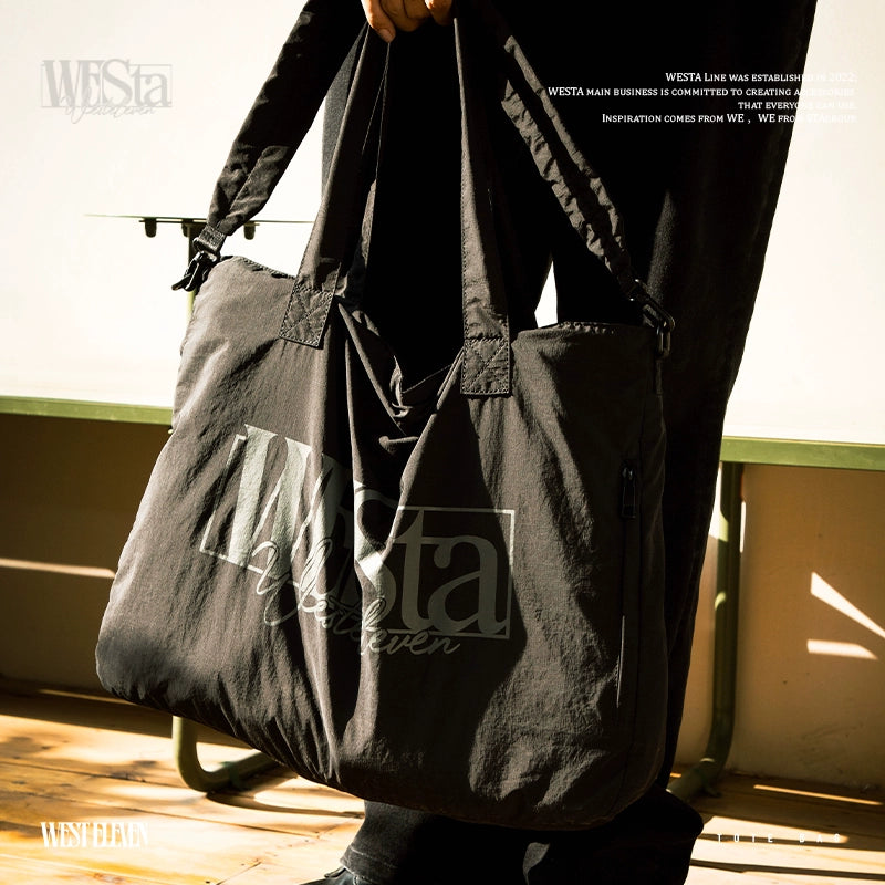 WESTELEVEN STA Joint Tote Bag, Padded Messenger Bag Handbag