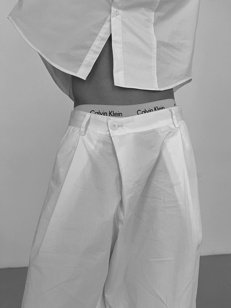 COLN Loose Casual Versatile Casual Pants