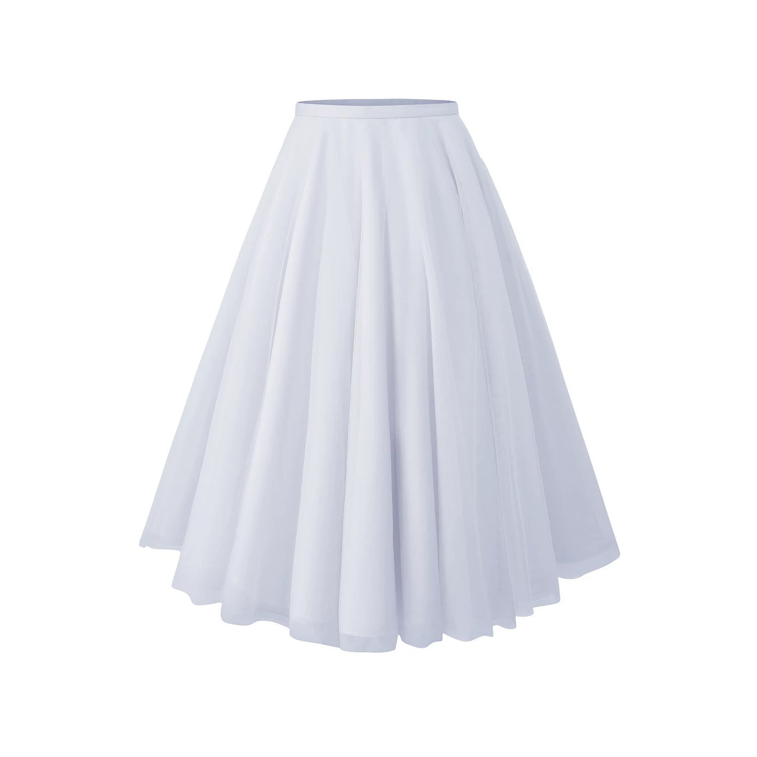 Avenement Mesh Waist Thin Versatile Skirt