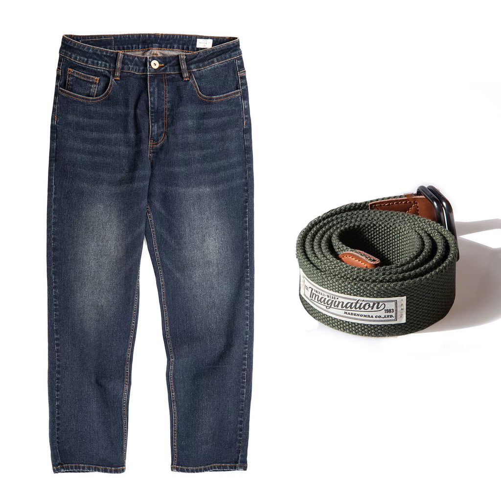 Madden Vintage Washed Straight Jeans
