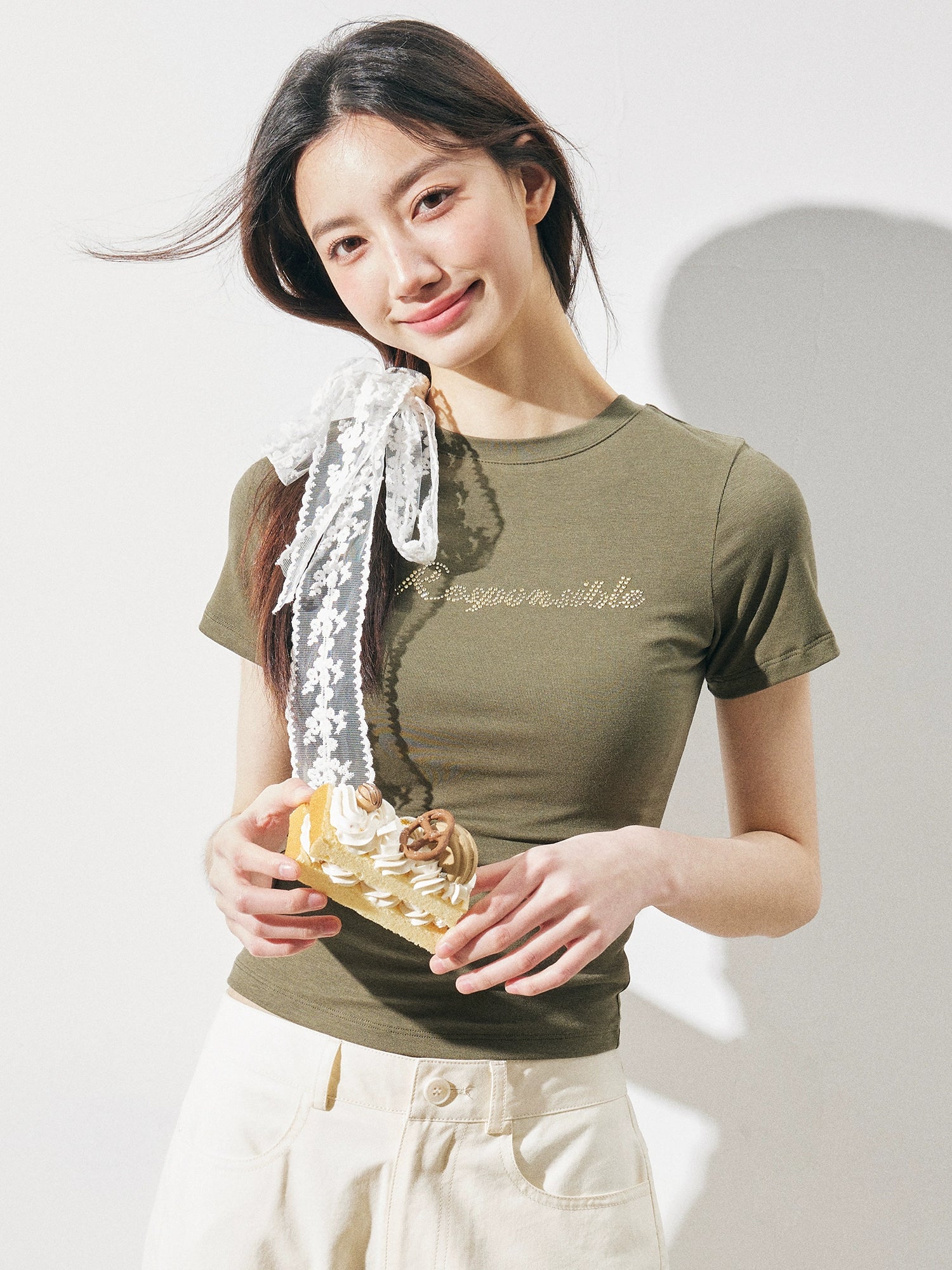 RPB BRAND Short Slim Hot Diamond Babes Tee