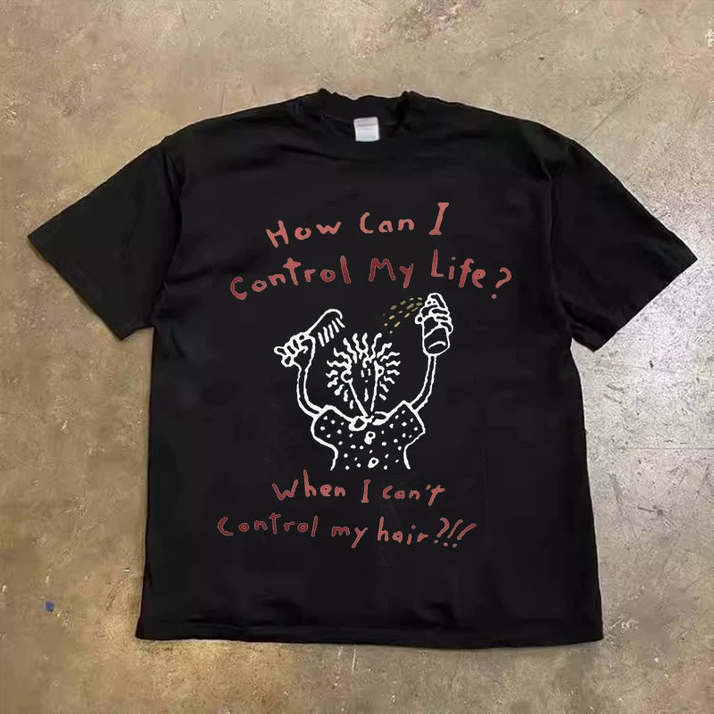 UPUPXIA Loose Casual Tee
