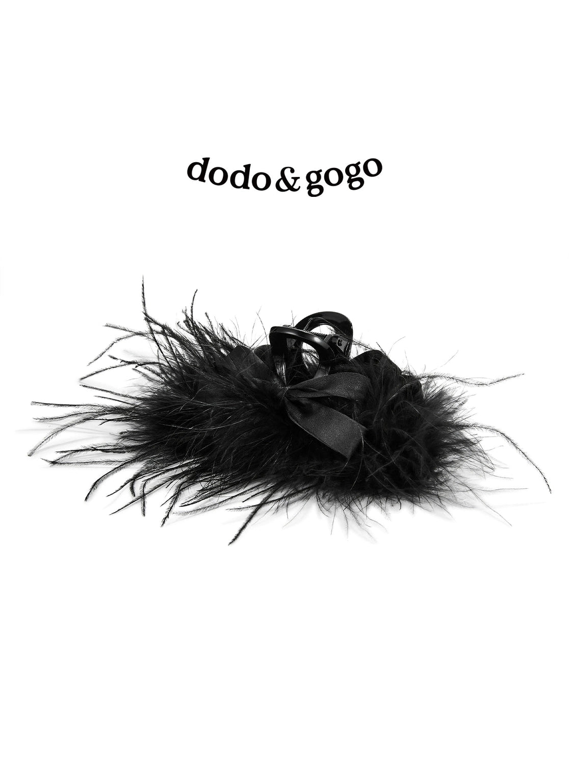 DODOGOGO Feather Bow Clip