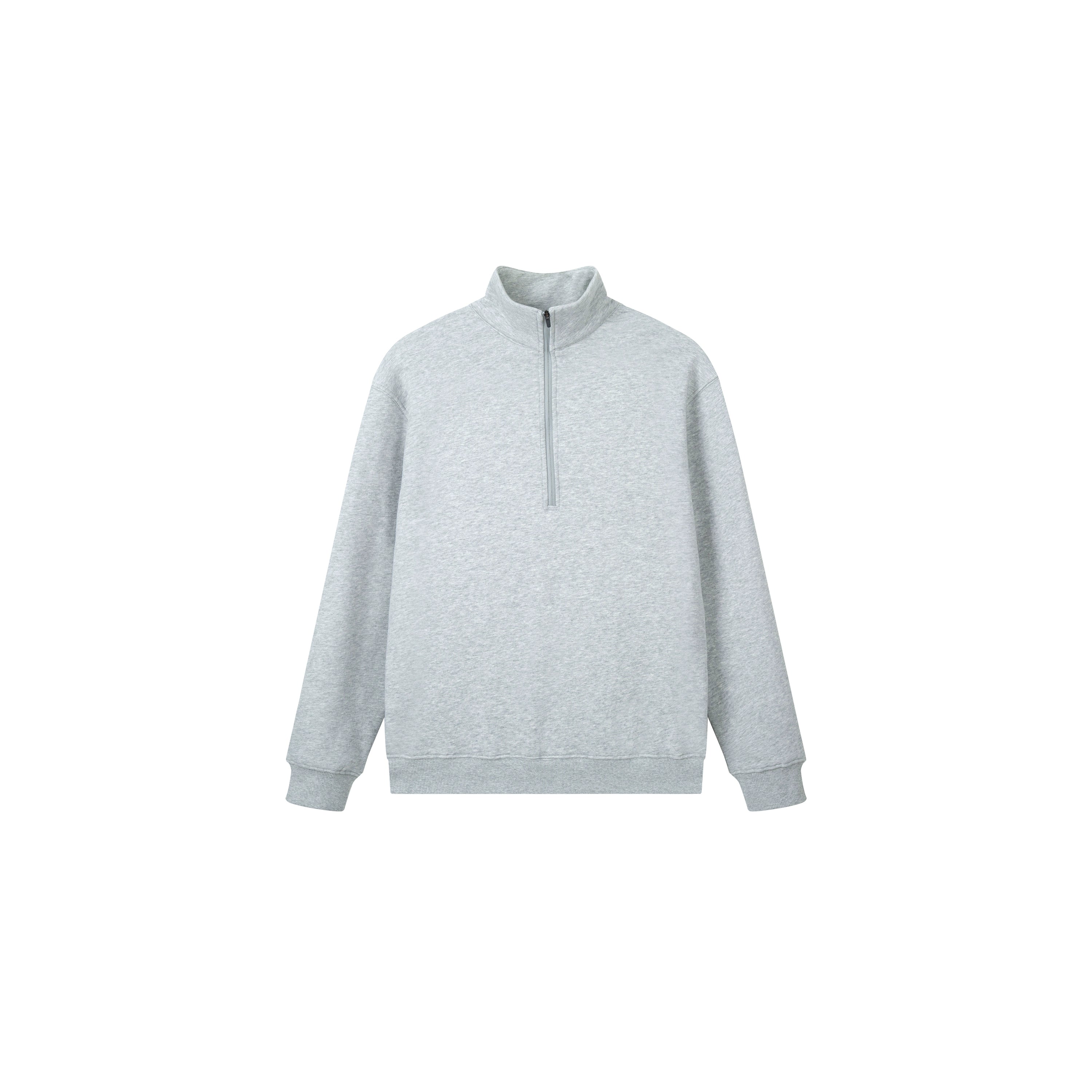 PLUS NO LOGO Half Zipper Polished Sweater