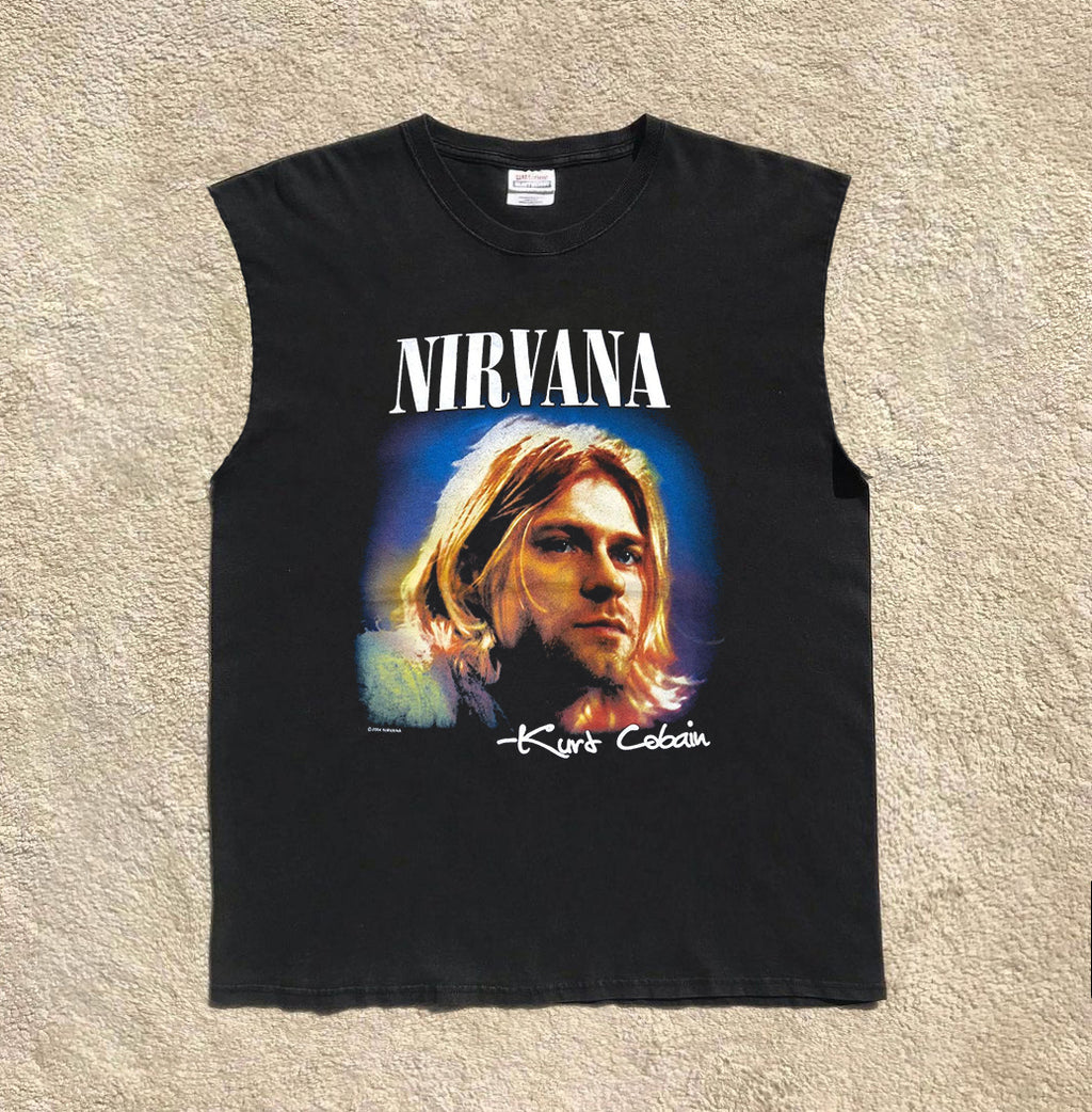 Wang Youbing Studio! NIRVANA 260g 100% Cotton Tee