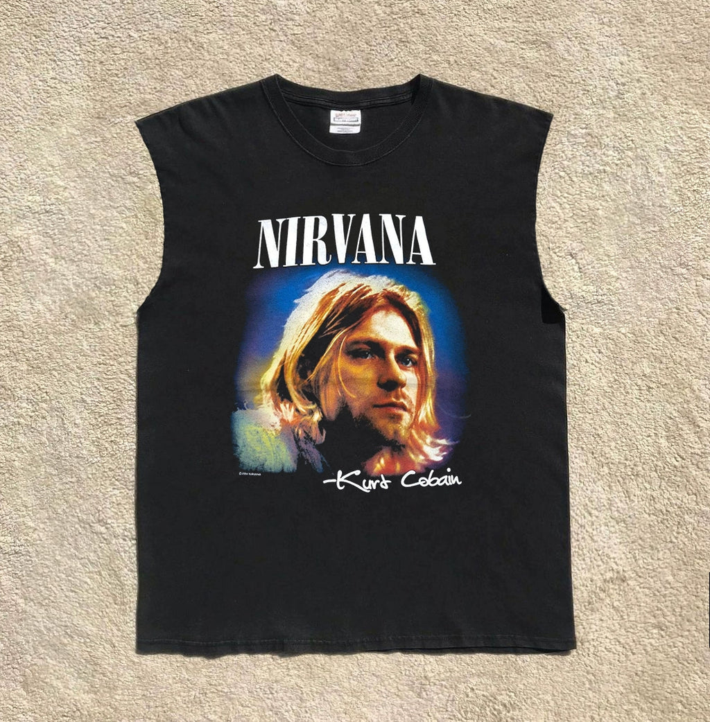 Wang Youbing Studio! NIRVANA 260g 100% Cotton Tee