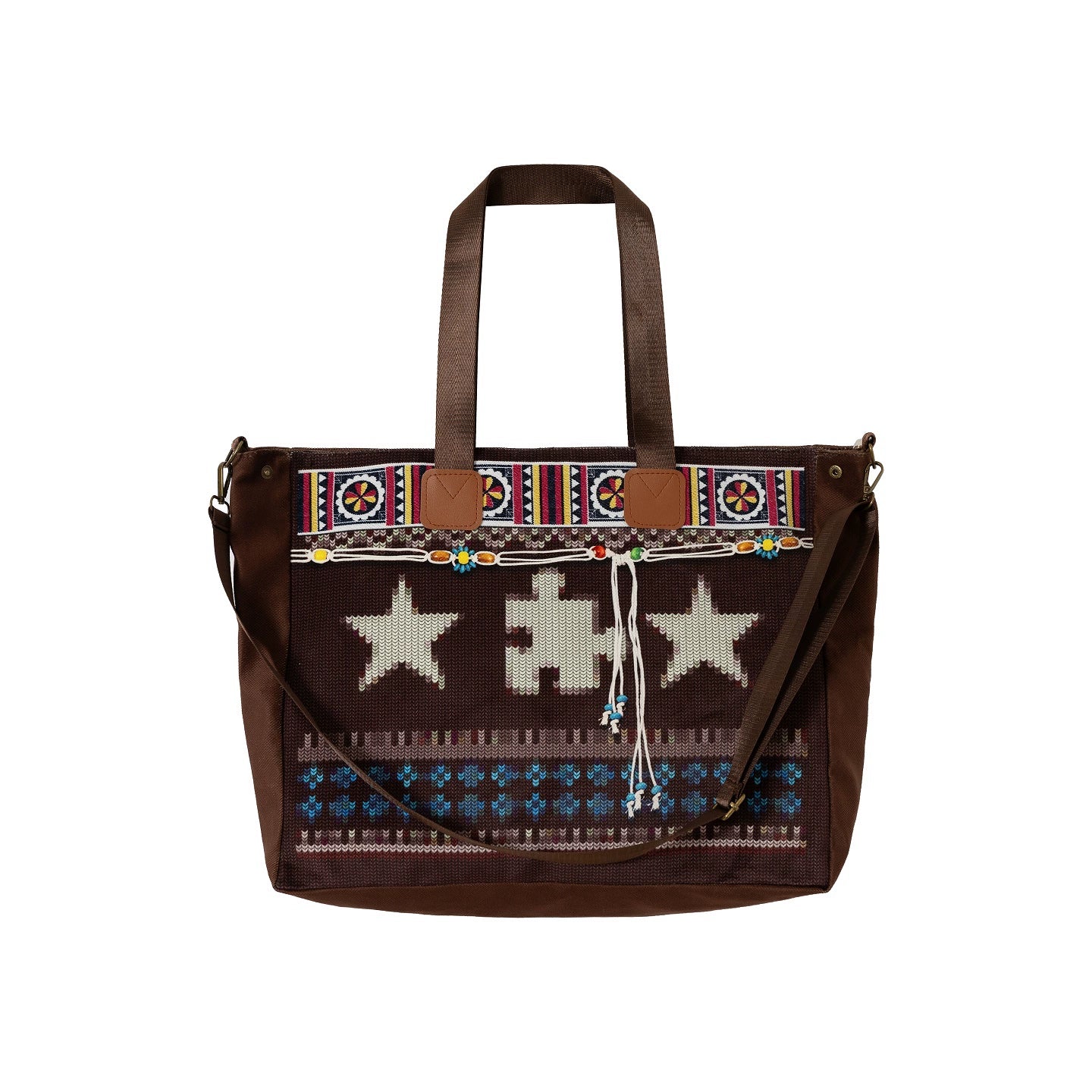 YADcrew Printing Wool Mechanism Crossbody Handbag