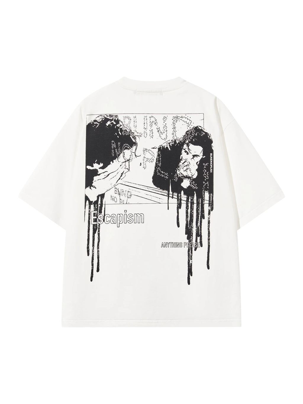 BLINDNOPLAN Loose Graffiti Print Tee