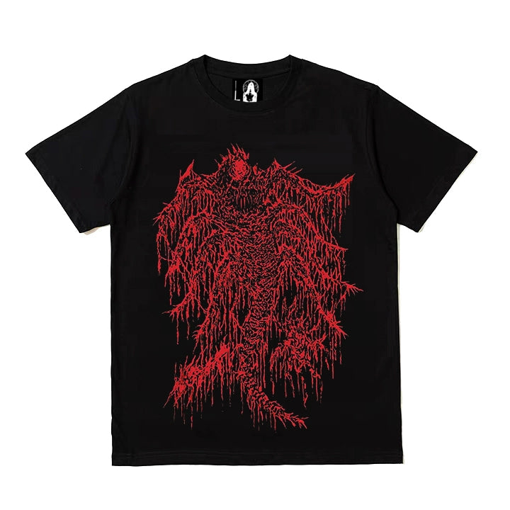 Wetbody Dark Oversized Street Neutral Tee