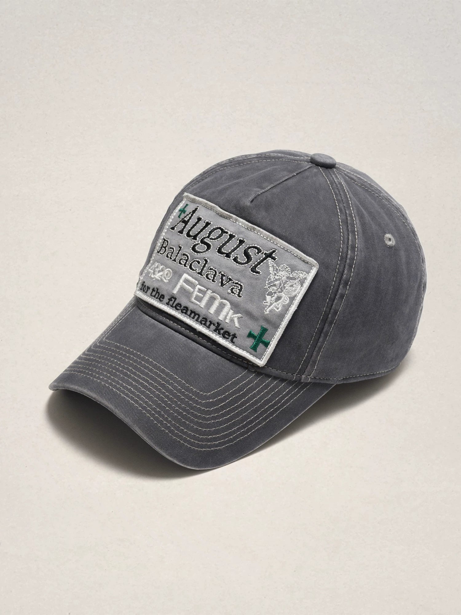 Fleamarket Letter Embroidered Baseball Cap