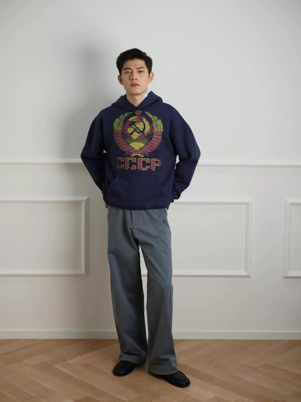 NO LOGO Short Casual Versatile Sweater