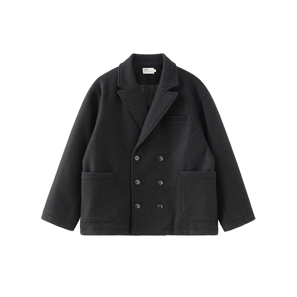 BUTTBILL 730G woolen double-breasted jacket